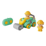 Cărucioare de construcții cu sunet și telecomandă - Verde