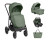 Комбинирана Количка 3в1 С Кош За Новородено Chiara Army Green Kikkaboo