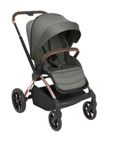 Комбинирана Количка 2В1 С Кош За Новородено Kara Army Зелен --- BebeMama