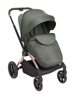 Комбинирана Количка 2В1 С Кош За Новородено Kara Army Зелен --- BebeMama