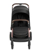 Комбинирана Количка 2В1 С Кош За Новородено Kara Черен --- BebeMama