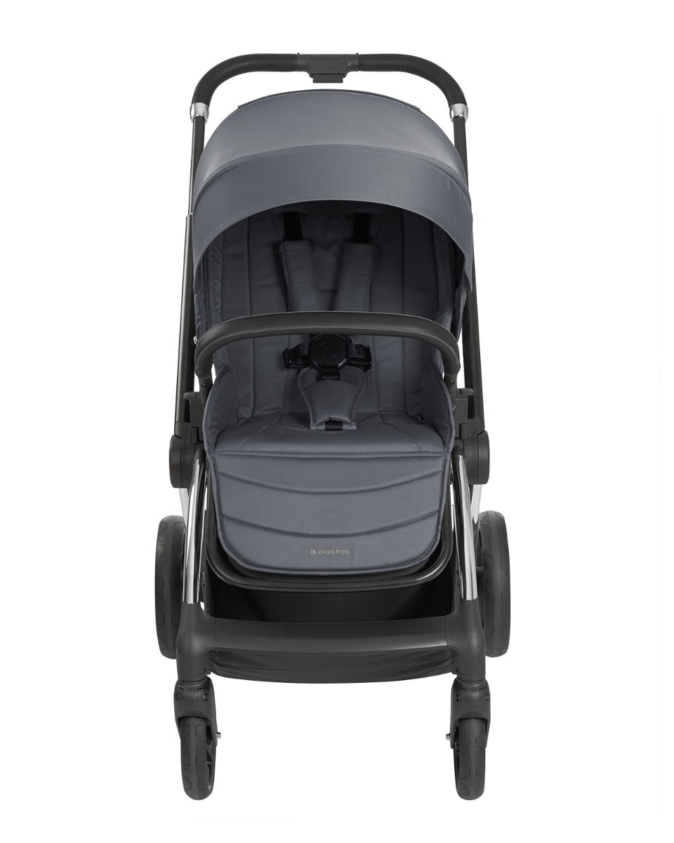 Комбинирана Количка 2В1 С Кош За Новородено Kara Grey --- BebeMama