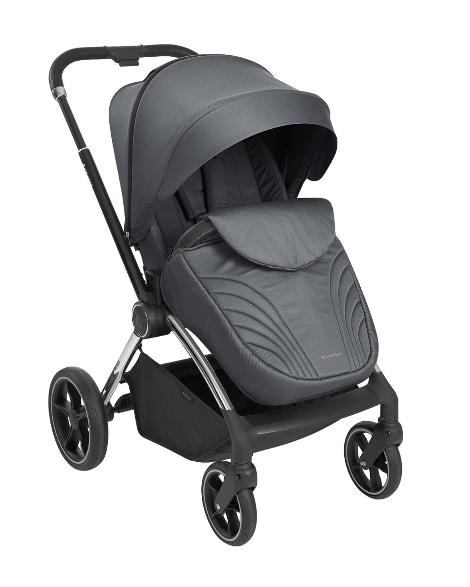Комбинирана Количка 2В1 С Кош За Новородено Kara Grey --- BebeMama