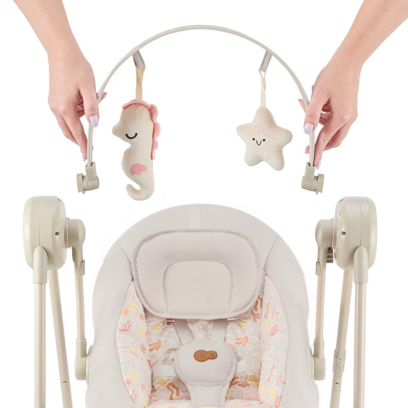 Swingee Бебешка Люлка Бежова Kinderkraft