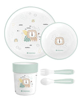 plastic Savanna Mint, un set de masă