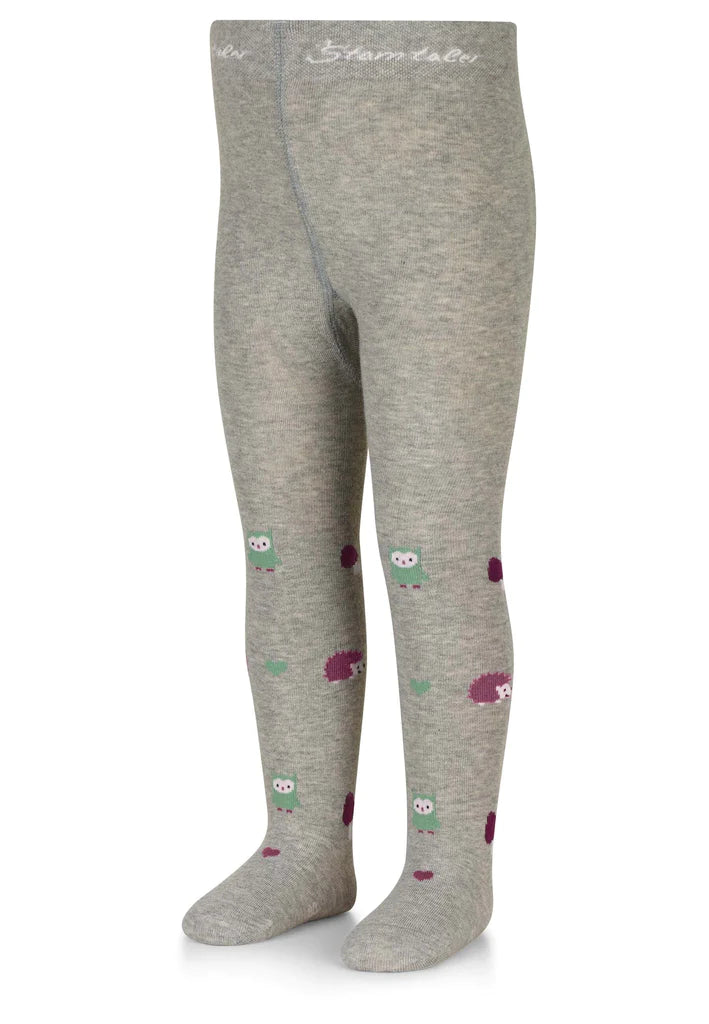 Детски Памучен Чорапогащник С Горски Животни, 122 128 5 6 Г. Sterntaler