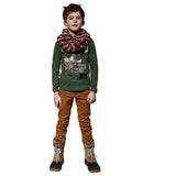 Детски Суитшърт За Момче Тъмно Син, 128 См. 8 Г. Lckr