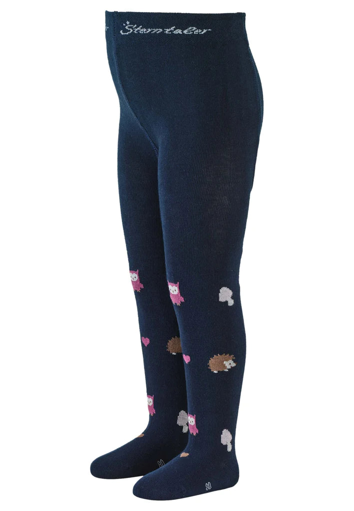 Тъмно Син Детски Памучен Чорапогащник, 122 128 5 6 Г. Sterntaler