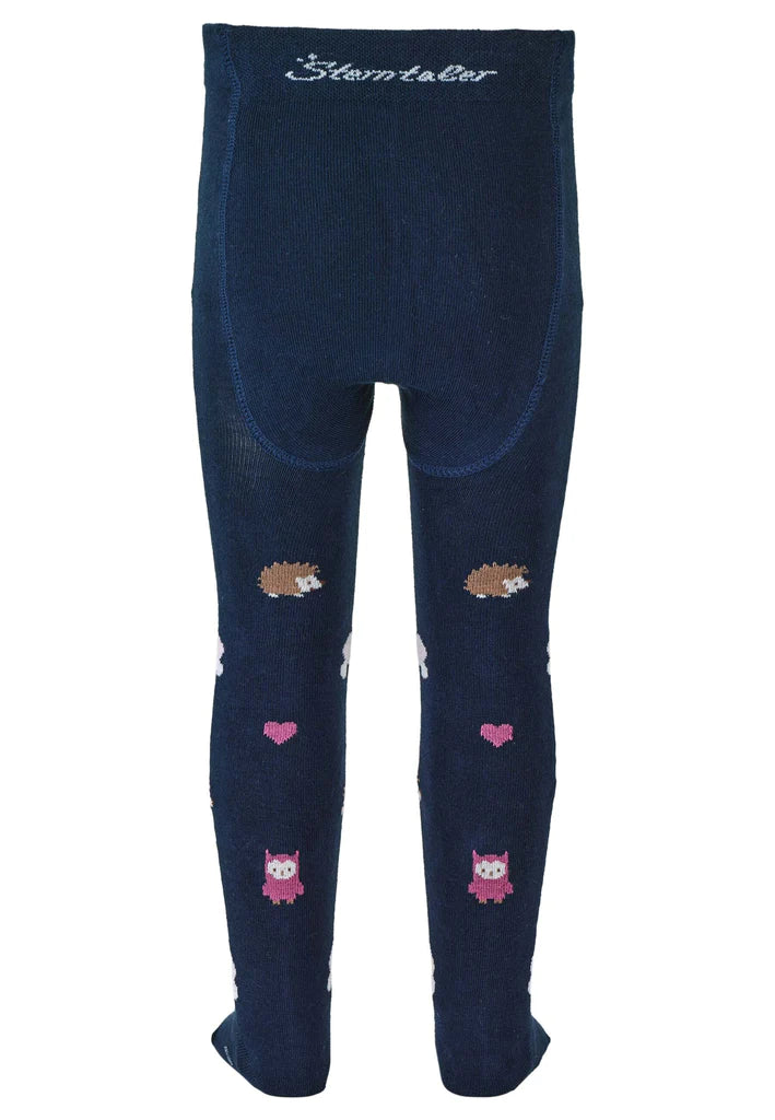 Тъмно Син Детски Памучен Чорапогащник, 122 128 5 6 Г. Sterntaler