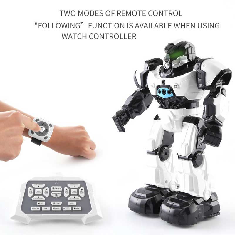 Танцуващ Stem Робот С Два Режима На Управление, Бял