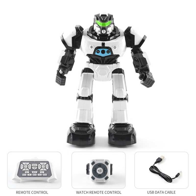 Танцуващ Stem Робот С Два Режима На Управление, Бял