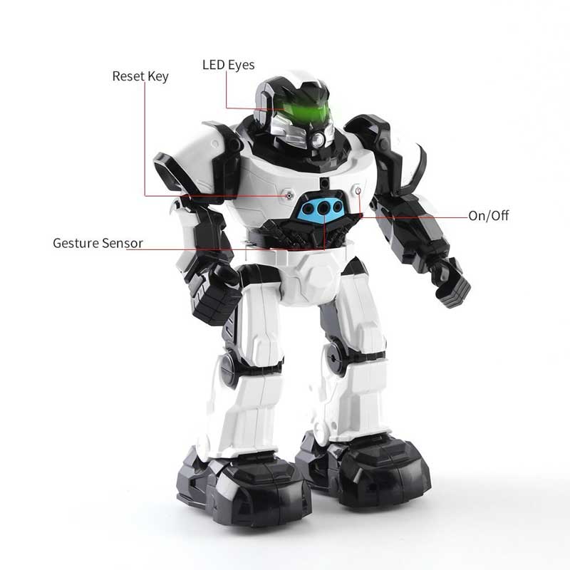 Танцуващ Stem Робот С Два Режима На Управление, Бял