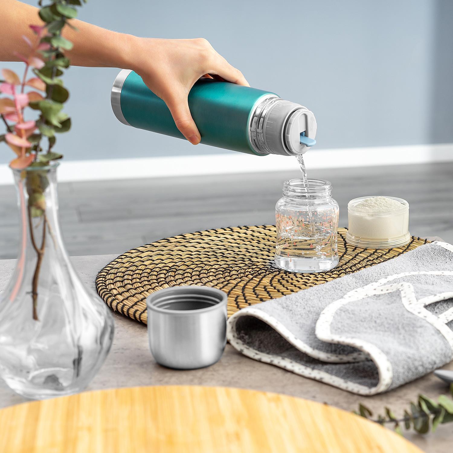 Термос От Неръждаема Стомана 0.5л, Син 90503 New022962 Reer