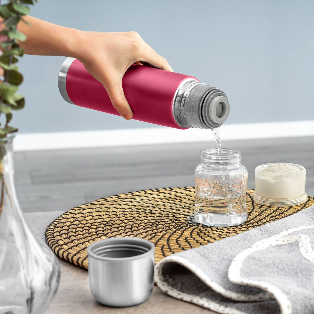 Термос От Неръждаема Стомана Reer 90524 Червен --- BebeMama