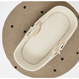 Чаршаф За Кошница Количка За Спане Moses Basket 30x70 См. Printed Linen Rice The Little Green Sheep