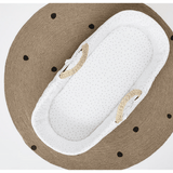 Чаршаф За Кошница Количка За Спане Moses Basket 30x70 См. Printed White Rice The Little Green Sheep
