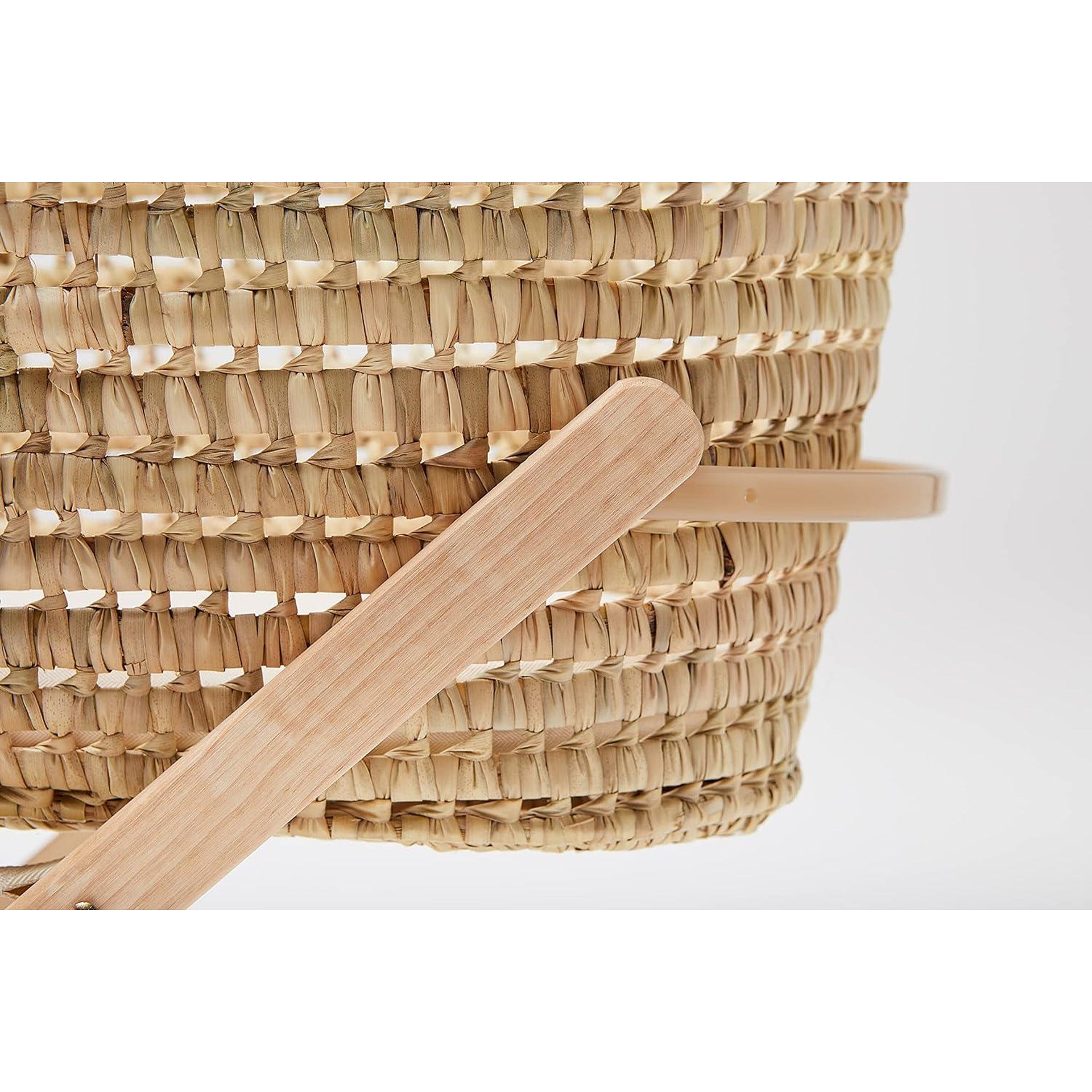 Moses Basket hálókosár, matrac és hintázó állvány szett Dove The Little Green Sheep