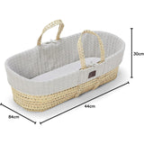 Moses Basket hálókosár, matrac és hintázó állvány szett Dove The Little Green Sheep
