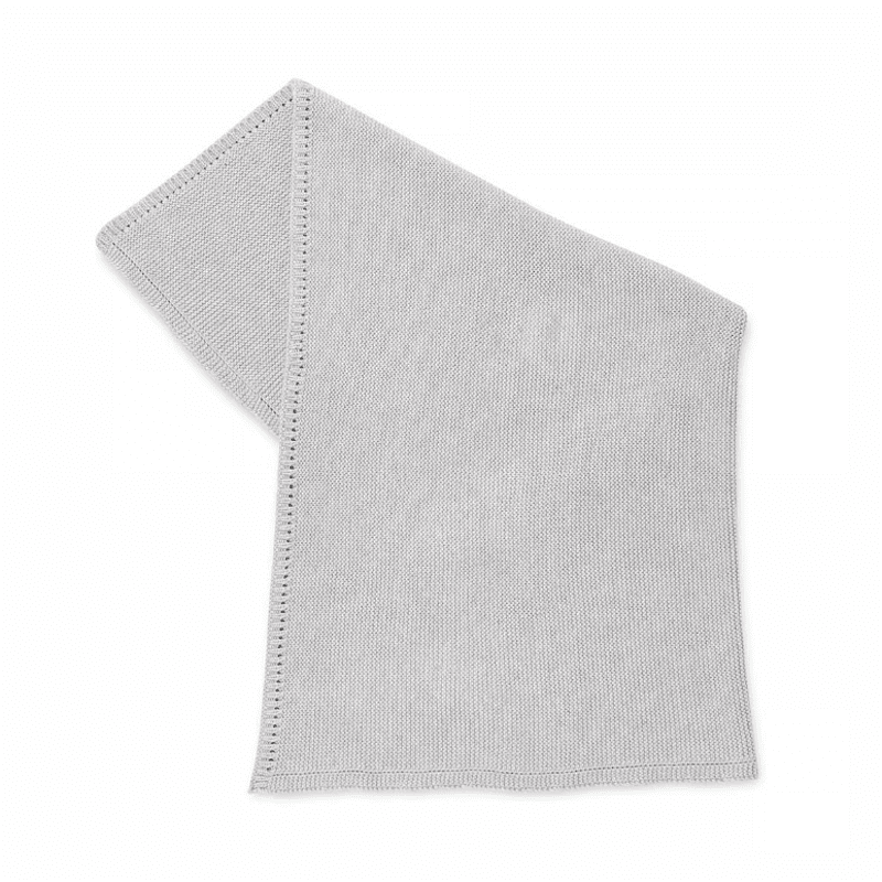Плетено Бебешко Одеяло 75х75 См. Dove Grey The Little Green Sheep