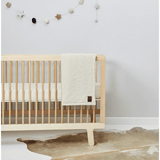 Плетено Поларено Бебешко Одеяло 80х100 См. Linen The Little Green Sheep