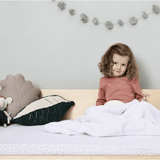 Плетено Поларено Бебешко Одеяло 80х100 См. White The Little Green Sheep