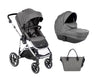 Комбинирана Количка 2в1 С Твърд Кош Thea Dark Grey Kikkaboo