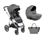 Комбинирана Количка 2в1 С Твърд Кош Thea Dark Grey Kikkaboo