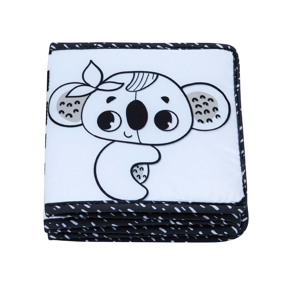Двустранна Книжка Обиколник Black&white Decor, 0м+ Tiny Love