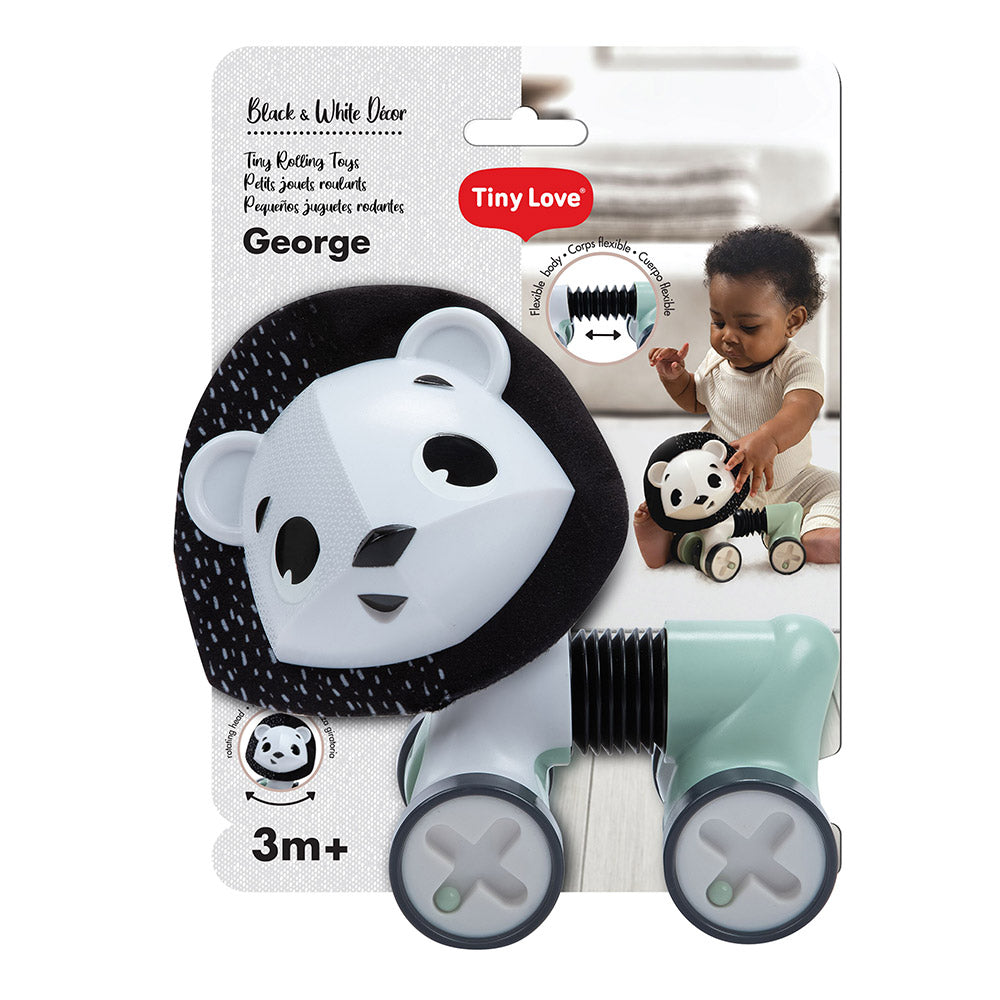 Малки Търкулчета George Lion Black&white Decor, 3м+ Tiny Love