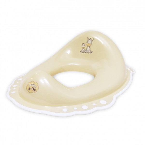 Тоалетна Седалка Zebra Противохлъзгаща Бежова - Адаптори За Тоалетна - Maltex - BebeMama