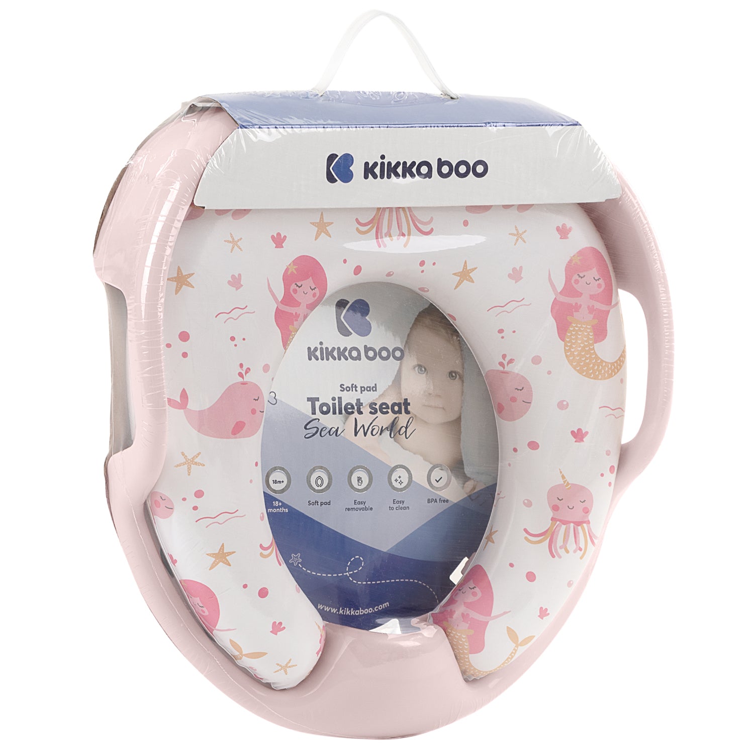 Тоалетна Седалка Sea World Pink --- BebeMama