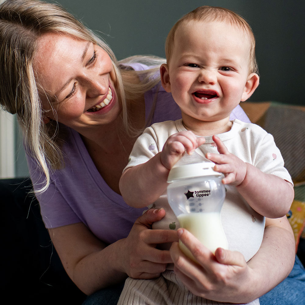 Шише За Хранене Natural Start Самостерилизиращо, 340 Мл, 3м+, 2 Бр. Оп. Tommee Tippee