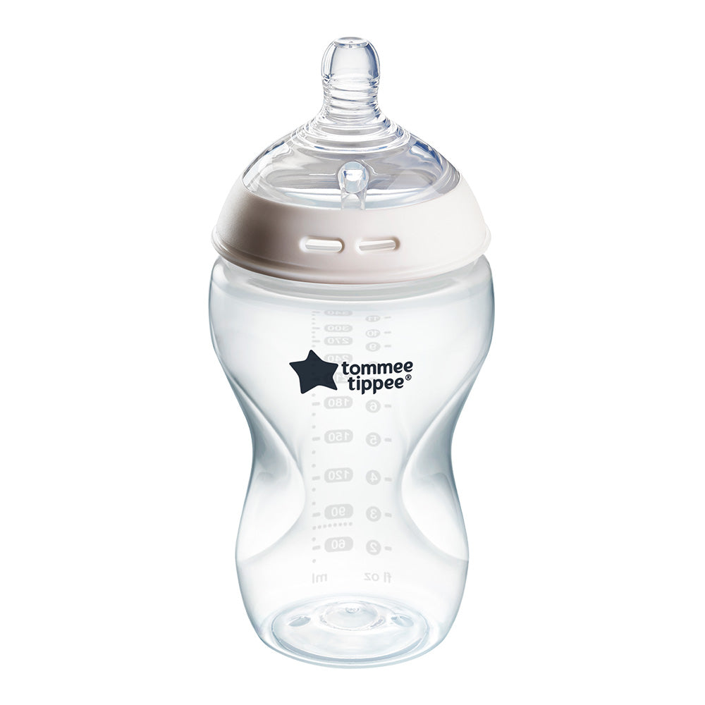 Шише За Хранене Natural Start Самостерилизиращо, 340 Мл, 3м+, 2 Бр. Оп. Tommee Tippee