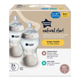 Шише За Хранене Natural Start Самостерилизиращо, 340 Мл, 3м+, 2 Бр. Оп. Tommee Tippee