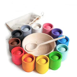 Игра С Топчета И Чашки - Сортиране По Цветове Монтесори - Занимателни Играчки - Smartbaby - BebeMama