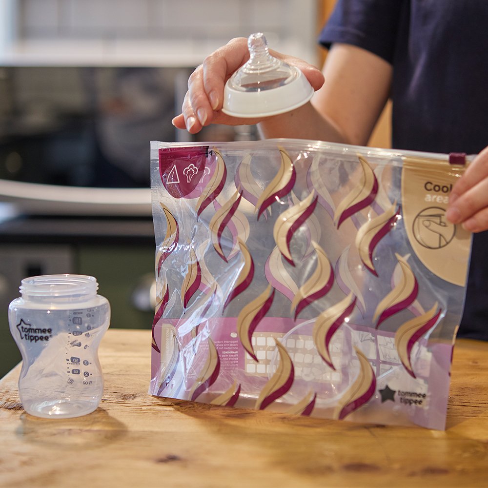 Pungi sterile de sterilizare și transport Tommee Tippee, pachet de 5 bucăți