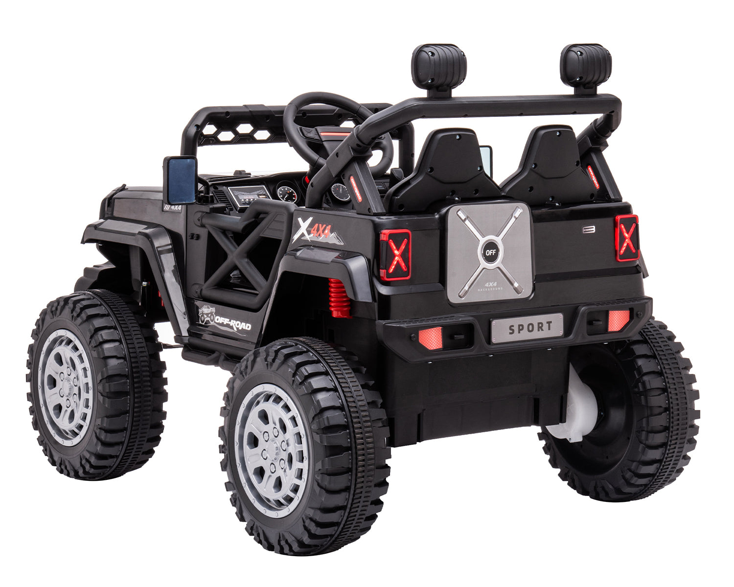 Акумулаторна Кола Tracker Black + Батерия 12V/14Ah