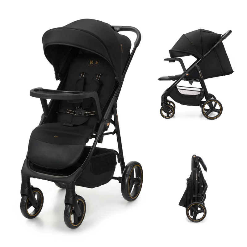Trig 3 Бебешка Количка С Табла Onyx Black Kinderkraft