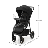 Trig 3 Бебешка Количка С Табла Onyx Black Kinderkraft