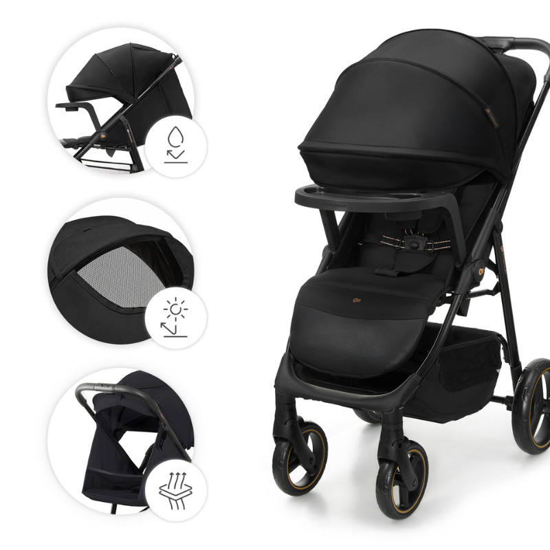 Trig 3 Бебешка Количка С Табла Onyx Black Kinderkraft