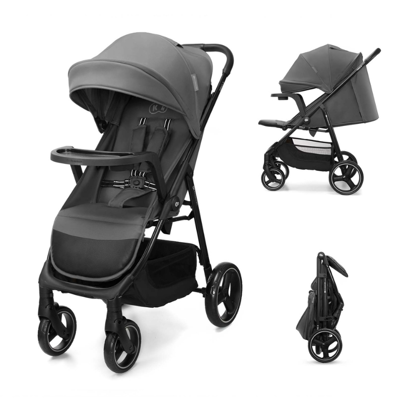 Trig 3 Бебешка Количка С Табла Granite Grey Kinderkraft
