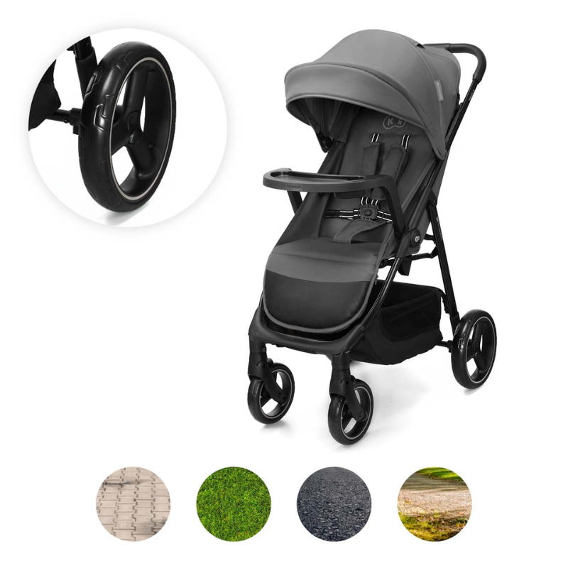 Trig 3 Бебешка Количка С Табла Granite Grey Kinderkraft