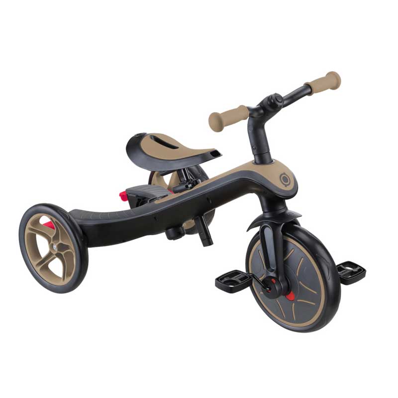 Tricicletă Globber Explorer 4 în 1 cu copertină bej