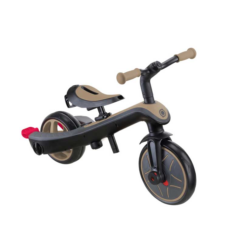 Tricicletă Globber Explorer 4 în 1 cu copertină bej