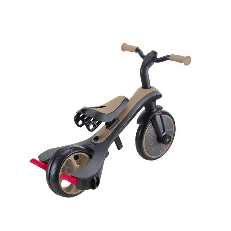 Tricicletă Globber Explorer 4 în 1 cu copertină bej