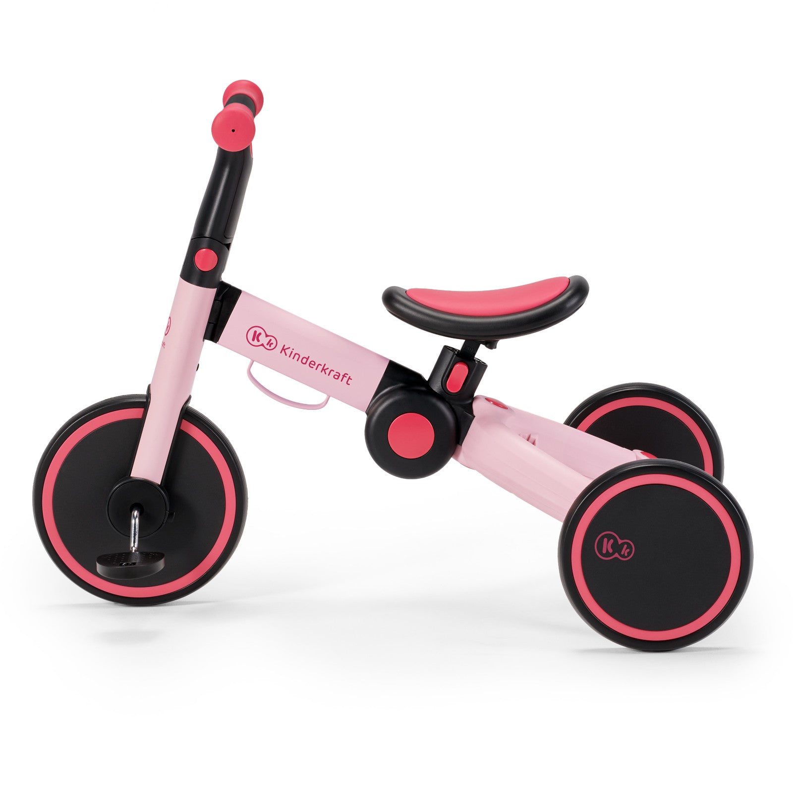 Триколка Kinderkraft 4Trike 3В1 Pink --- BebeMama