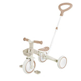 Триколка С Родителски Контрол 3 В 1 Learning Trike Plus Ecologic, Бежова Globber