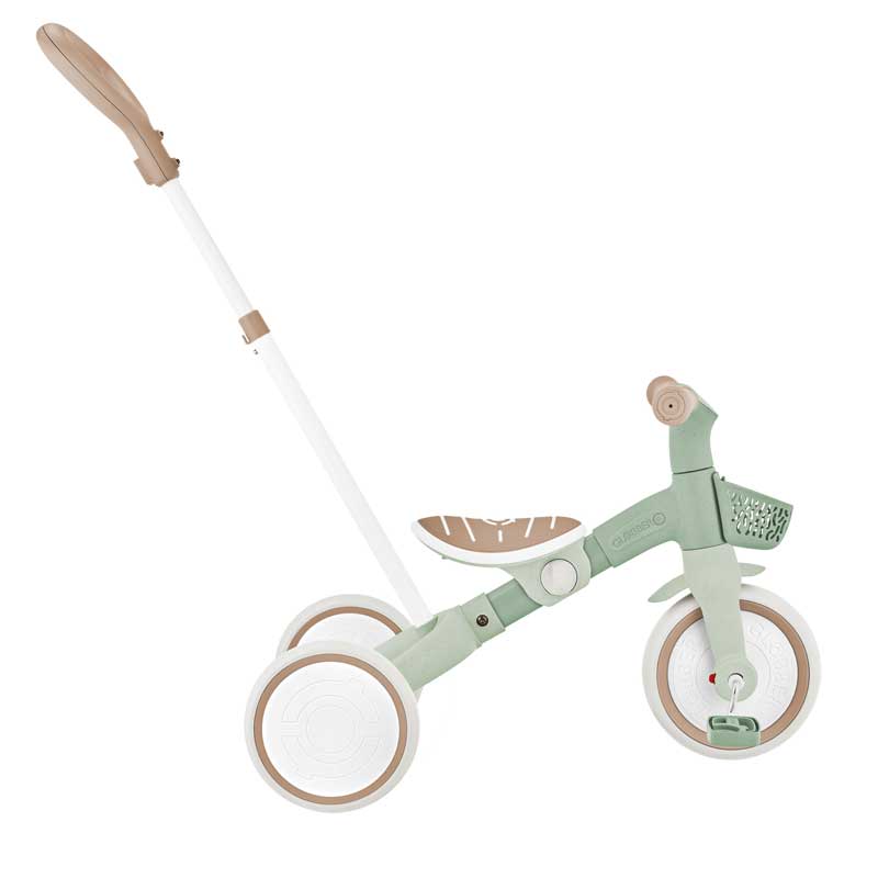 Триколка С Родителски Контрол 3 В 1 Learning Trike Plus Ecologic, Мента Globber
