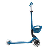 Тротинетка 5 В 1 Globber Go Up Baby Learn 360° Flash Lights, Тъмно Синя