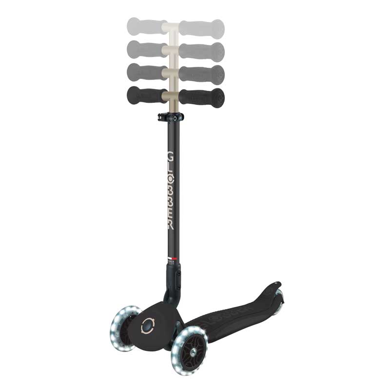 Тротинетка 5 В 1 Go Up Deluxe Lights 360° Черна Globber